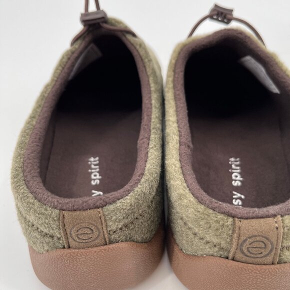 Easy Spirit Keebler2 Clogs Size 9M Dark Green Felt Upper Slip-On Walking Shoes - Picture 9 of 14